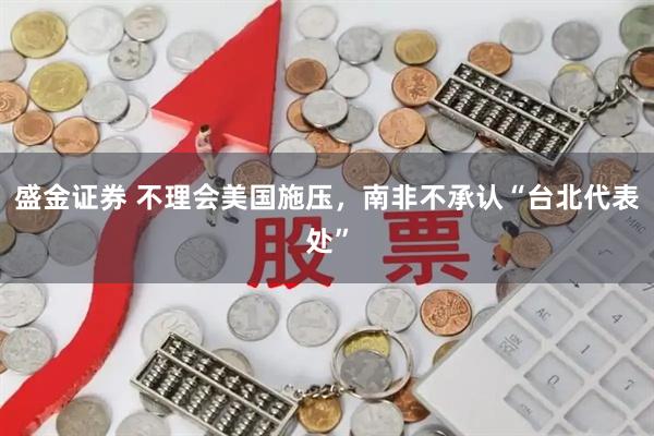 盛金证券 不理会美国施压，南非不承认“台北代表处”